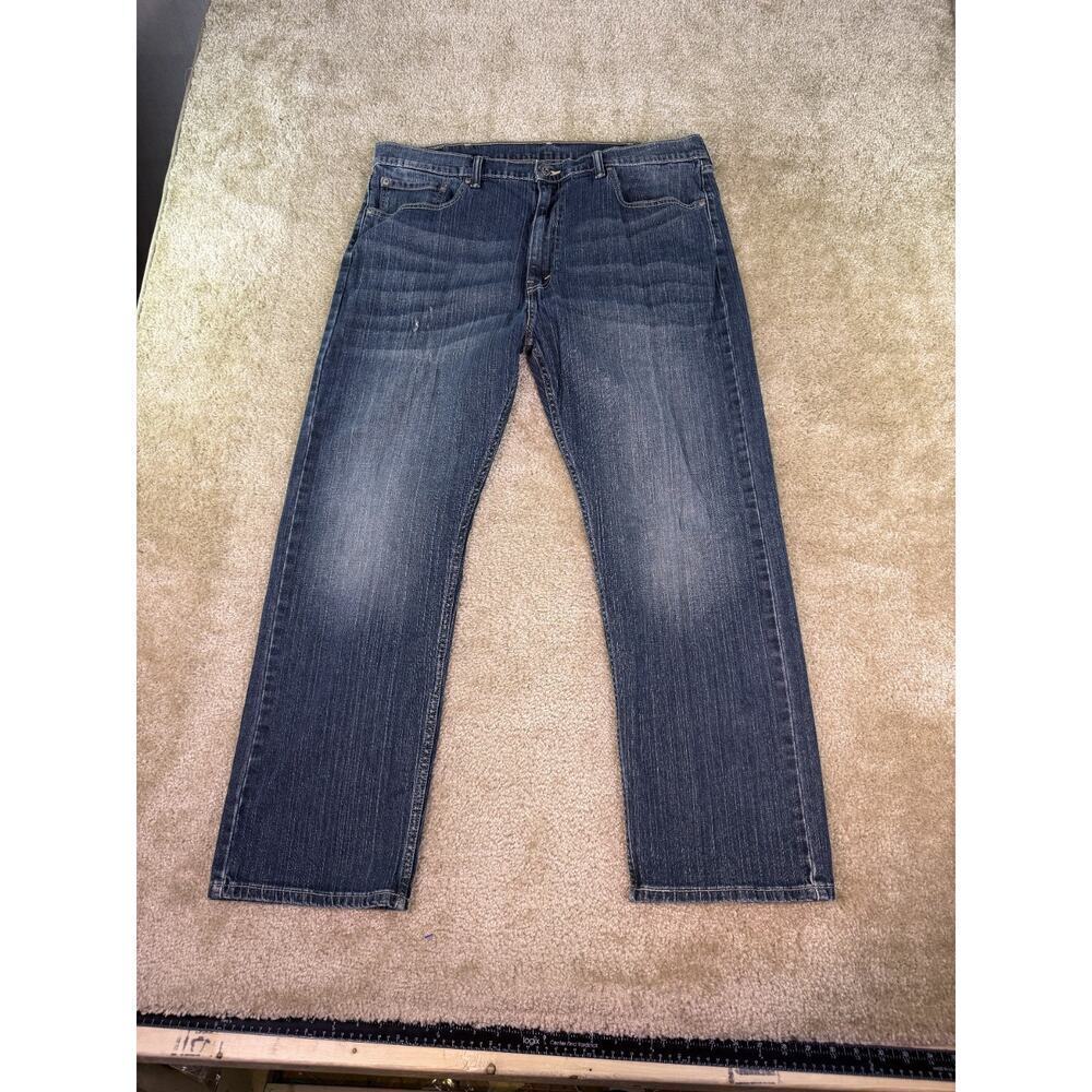 Levis 505 Mens Jeans Regular Fit Straight Leg 40x30 (39x29) Modern Dark D119